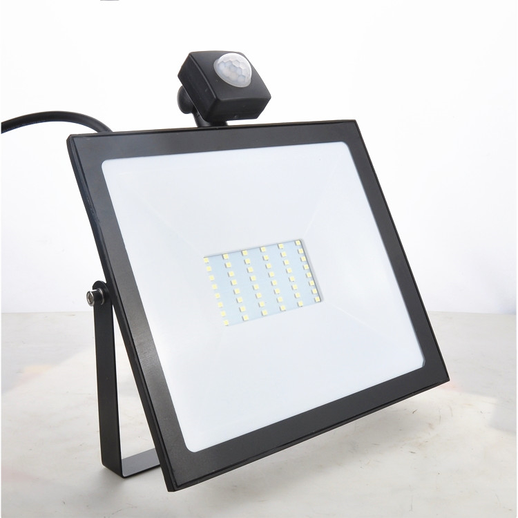 LED Floodlight With PIR Motion Sensor 10W 20W 30W 50W 100W LED Outdoor Garden Housing Flood Light 1