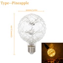 3W E27 LED Pineapple Edison Bulb AC220V Home Light LED Filament Light Bulb
