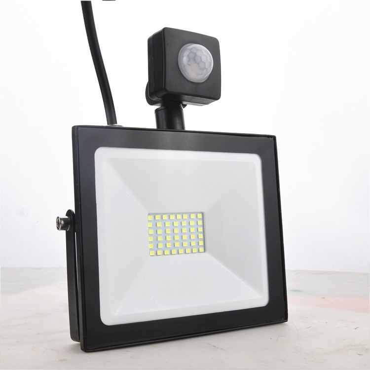 LED Floodlight With PIR Motion Sensor 10W 20W 30W 50W 100W LED Outdoor Garden Housing Flood Light 1