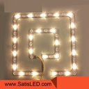 72W 96W Ceiling Lamp LED Light Source Module with Lens labyrinth Shape