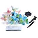 Solar Powered LED Butterfly Light String 4.8M