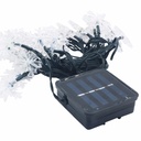 Solar Powered LED Snowflake Light String 4.8M