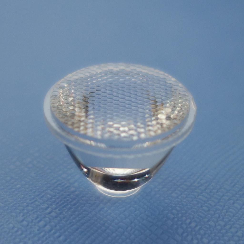 19.3mm Diameter LED Lens 60 Degree Flat Honeycomb For CREE XPE Series