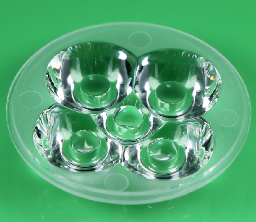 42mm Diameter LED Module Lens 5 LEDs 25° 45° 60° Lens