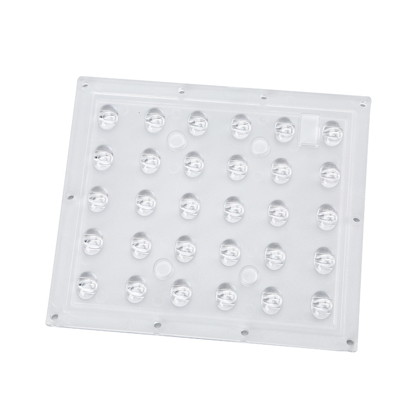 130x130mm LED Module Lens 30pcs LEDs 145-70° For SMD 3030