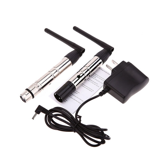 2.4G DMX512 Signal Wireless Transmitter with 126CH Frequency 3 Pin XRL Connector