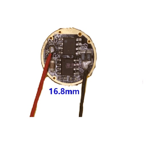 5W 17mm LED Driver Input DC3.7-4.2V Output 3-3.7V 1.2A 5 Modes