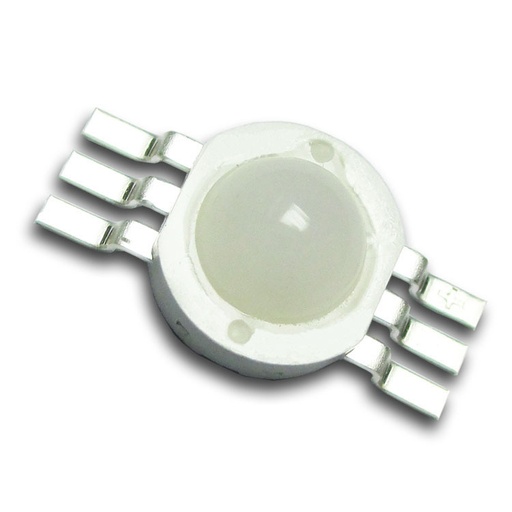 3W High Power Imitation Lumen RGB Led Six Feet 3 Chips