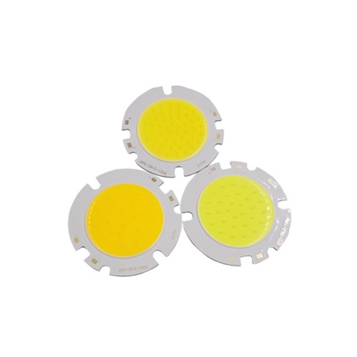 10W 15W 20W 25W 30W LED COB Module LED COB Round Panel DC 30V 59.5mm PCB 42mm Emitting Area Warm/ Natural White /White