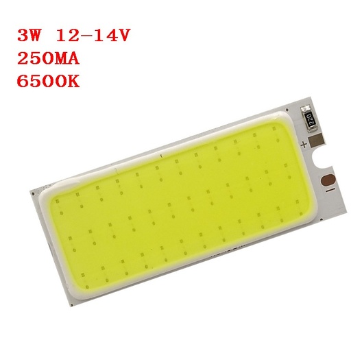 3W LED COB Light Bar Module 50*20mm 12-14V 250mA White 