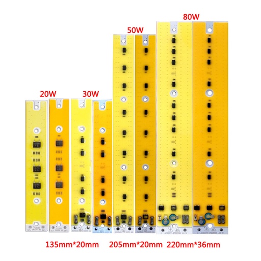 30W 50W 80W LED Light COB Chip Lodine Tungsten Light Driverless AC 110V/220V Emitting White/Warm White